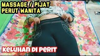 MASSAGE / PIJAT PERUT WANITA KELUHAN DI PERUT