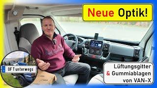 Austausch Lüftungsblende & Einlagegummi für Ablagefach im Wohnmobil Kastenwagen Ducato Boxer Jumper!