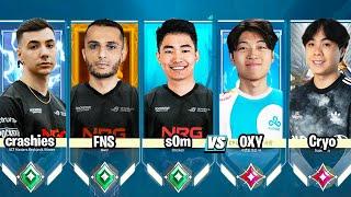 Even NRG Trio s0m, FNS & Crashies cannot stop C9 OXY + 100T Cryocells DUO... | VALORANT