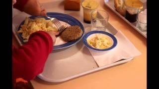 La cantine du groupe scolaire Langevin à Corbeil-Essonnes