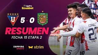 Liga de Quito 5 - 0 Deportivo Cuenca Fecha 15 / 2da Etapa / LigaPro Ecuabet