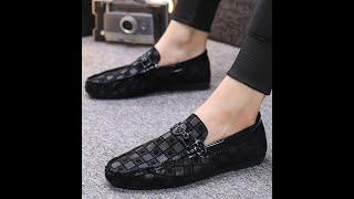 sepatu slip on kerja untuk pria keren elegan dan casual