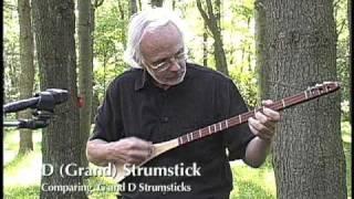 Comparing G and D Strumsticks