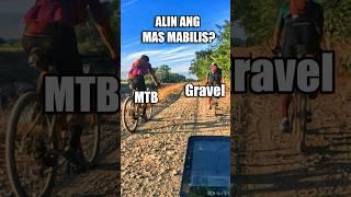 Alin ang Mabilis? MTB or Gravel #cannondale