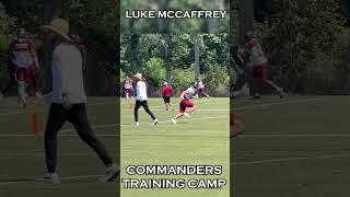 Rookie WR Luke McCaffrey at Training Camp | John Keim Report #shorts