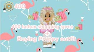 Roblox Preppy Outfit Idea+ Shopping Spree ️ (Birthday Shopping Spree) | Cloudxgj ️