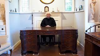 Solid Mahogany Victorian Gillows Partners Desk - Circa 1870