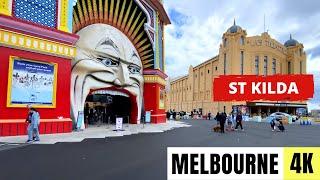 MELBOURNE, AUSTRALIA  [4K] St Kilda — Walking Tour