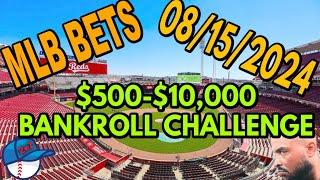 MLB Picks Today 08/15/2024 | FREE MLB Best Bets, Straights, Player Props, And Parlays!