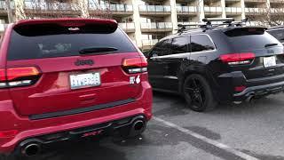 Jeep Grand Cherokee SRT stock vs. Borla ATAK vs. GTHaus Exhaust, Warm Start and Rev