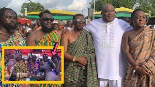 Kumawood Actors Sunsum, Papa Kumasi, Shifo Storms Akwasidae To Greet Ashantehene
