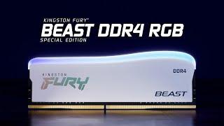 DDR4 RGB Memory with speeds up to 3600MT/s – Kingston FURY Beast DDR4 RGB Special Edition