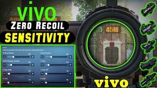 PUBG MOBILE SENSITIVITY SETTINGS FOR ALL VIVO MOBILES IN 2024| Vivo Device Sensitivity Setting 2024