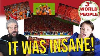 3rd WORLD PEOPLE DISCOVER WHY DUTCH FANS ARE INSANE | NETHERLANDS REACTION