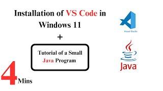 Install VS Code, Set Up Java Extensions, & Run Java Program on Windows 11 in 4 Minutes