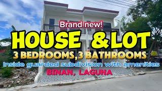 V518-24 • Brand New Townhouse in Binan, Laguna | 3 Bedrooms, 3 Bathrooms, 1 Car Garage