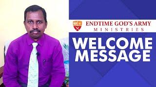 EndTime God's Army Ministries | Welcome Message