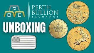 Unboxing of COOL Gold and Silver from Perth Bullion Exchange