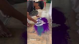 simple rangoli designs / #rangoli #short #tamilnadu #artist #youtubeshort