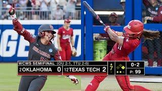 FULL 7th inning from thrilling Texas Tech-Oklahoma softball WCWS semifinal