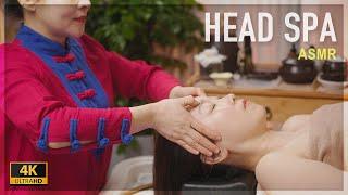 ASMR  I got a head spa from a Chinese ethnic group️ A scalp massage will put you to sleep.