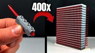 400x LEGO Feder- Shooter auf einmal abfeuern! (ganz wild...)