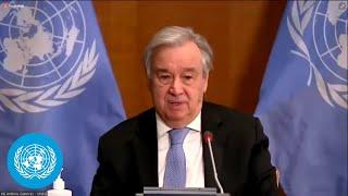 UN Chief on UN Climate Change Conference (COP26) preparations