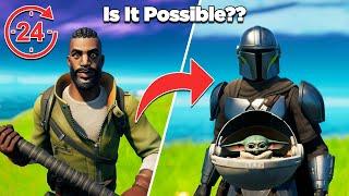 Is It Possible to Unlock Baby Yoda in 24 Hours Without Buying Any Tiers?? - Fortnite Experiments