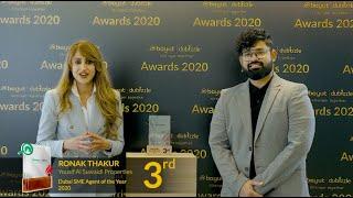 Bayut | dubizzle Stronger Together Awards 2020 - Ronak Thakur from Yousif Al Suwaidi Properties