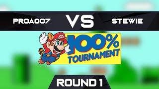 proa007 vs Stewie_Cartman | Round 1 | GSA SMB3 100% Speedrun Tournament Spring 2019