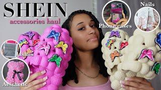HUGE SHEIN ACCESSORIES HAUL 2023 | jewerly, phone cases, bonnets, planner, bubble slides & more!