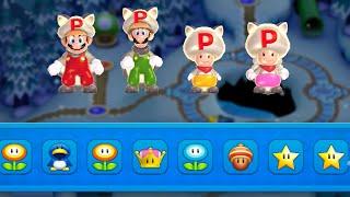 New Super Mario Bros. U Deluxe – Final Boss – 4 Players Walkthrough Co-Op