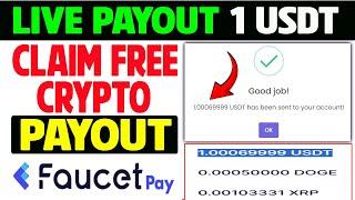 Claim free crypto | Payout live 1 usdt faucetpay | Free crypto earning | Earn daily free crypto btc