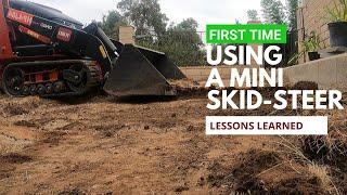 FIRST TIME USING A MINI SKID-STEER | JUNK REMOVAL