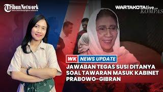 Jawaban Tegas Susi Ditanya Soal Tawaran Masuk Kabinet Prabowo-Gibran