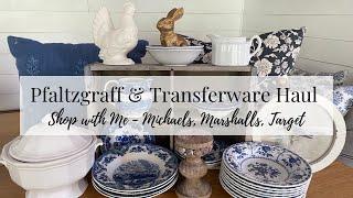 Shop with Me - Transferware Thrift Haul - How to Combine Mostly Secondhand with New
