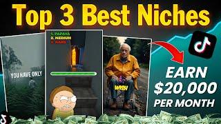 Top 3 Faceless TikTok Niches to Earn $20,000/Month!