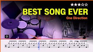 [Lv.12] Best Song Ever - One Direction () Pop Drum Cover with Sheet Music