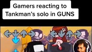 YouTubers react to Tankman’s solo in GUNS (@Bonnalina101 TikTok)