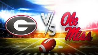 #3 Georgia vs #16 Ole Miss | NCAAF College Football Week 11 Live Stream ESPN HD FULL GAME