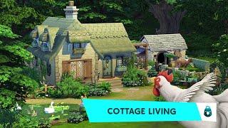 Country Cottage  || The Sims 4 Cottage Living: Speed Build