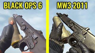 COD Black Ops 6 vs MW3 (2011) - Weapons Comparison