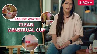 Cleaner, easier & better period life | Sirona Menstrual Cup Steriliser & Menstrual Cup Wash