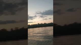 Sunset on the river #Beautiful view #positive emotions #закат #shorts