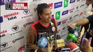 ¡DECLARACIONES DE KARLA ORTIZ, VOLEIBOLISTA DE UNIVERSITARIO DE DEPORTES!