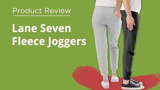 Personalize and Sell Lane Seven Fleece Joggers | Awkward Styles Product Review