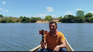 PERDI O MEDO AO DAR UMA VOLTA DE CANOA NO LOCAL QUE SERÁ FEITO UMA PONTE, CHICO MUSEU NOS ENCORAJOU.