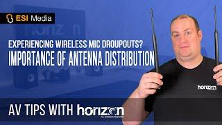 Experiencing Wireless Mic Dropouts? | The Importance of Antenna Distribution