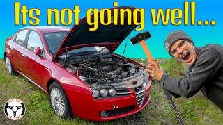 Alfa 159 engine repairs have not gone well...