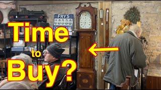 Antique Grandfather Clock sells for less than the cost of its timber